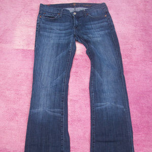 WOMENS SZ 29 7 SEVEN FOR ALL MANKIND JEANS EUC